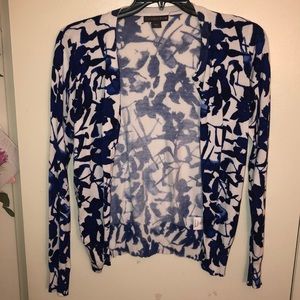 *Sold* Blue and white cardigan